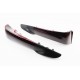 Пластик-захисту ніг правий+лівий к-кт, темно-бордовий, чорна вставка Китай (320516)