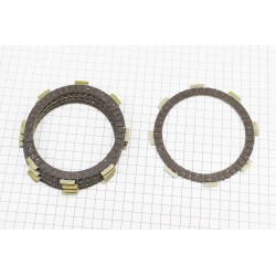 Диск сцепления фрикционный, к-кт 5шт СВ-125/150cc Китай