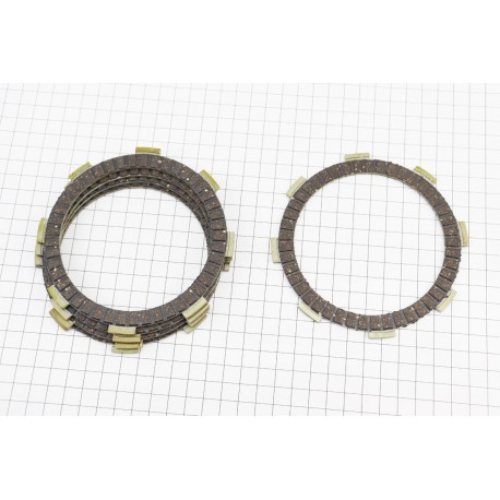 Диск сцепления фрикционный, к-кт 5шт СВ-125/150cc Китай