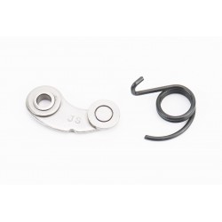 Ролик-фиксатор КПП на пластине+пружина Китай