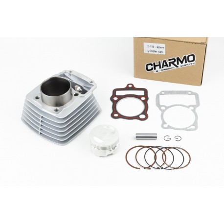 Цилиндр к-кт (цпг) 150cc-62мм (высота цилиндра 69/97мм) (палец 13мм) CHARMO