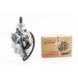 Карбюратор СВ/CG-150, d-27мм, дросель під трос, з прискорювальним насосом Scorpion