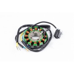 Статор магнето (генератора) (12 котушок роз'єм "тато 3+2"), 200cc (d-93мм) Китай
