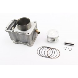 CG200-OHV Циліндр к-кт (цпг) 200cc-63,5мм, водяне охолодження (висота циліндра 76/107мм) (палець 15мм)(без прокладок) Китай