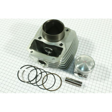 Цилиндр к-кт (цпг) 125cc-56,5мм (высота цилиндра 69/96мм) (палец 15мм) Китай