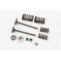 Клапана випускний (H-90/ D-27), впускний (H-91/ D-31,5) повний к-кт 2шт 200cc Китай