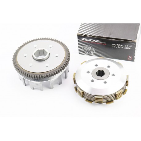 Сцепление, маховик в сборе (6 болтов, маховик 73 зуб.) ZUBR/F5 Viper