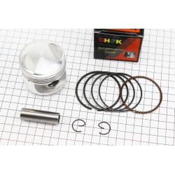 Поршень к-кт CG125cc 56,5мм+0,50 (висота 49мм, палець 15мм) DHOK