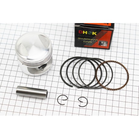 Поршень к-кт CG125cc 56,5мм+0,50 (висота 49мм, палець 15мм) DHOK