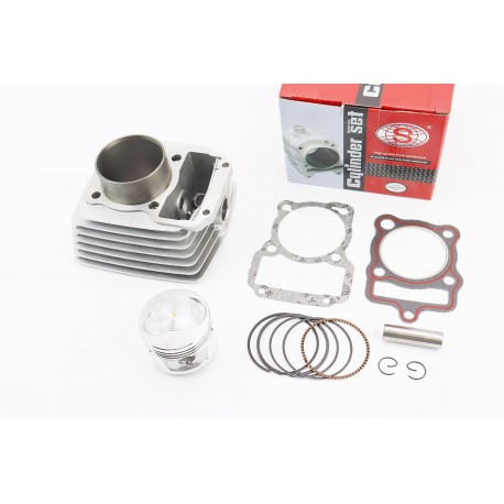 Циліндр к-кт (цпг) 150cc-62мм (висота циліндра 69/97мм) (палець 15мм), червона коробка SEE