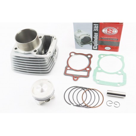 Циліндр к-кт (цпг) 250cc-67мм (висота циліндра 80/113мм) (палець 16мм), червона коробка SEE