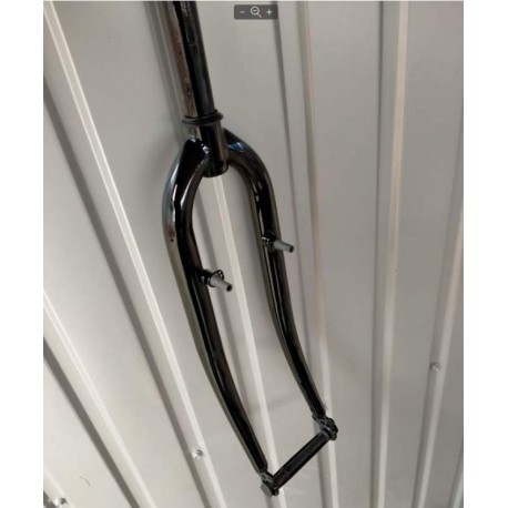 Вилка 28" ST 1'  жестк. шток-220мм  под v-br под эксцентрик черный  FSD