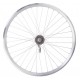 Колесо задн. VLT 28" AL 36H двуст. Silver  Втулка червячн. SHUNFENG SF-CT01 на гайках