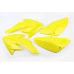 Пластик-весь к-кт деталей-7од., жовтий Honda CRF70/KAYO CRAZY CAT 140cc/GEON X-PIT Китай
