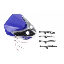 Пластик-обтічник+фара, синій тип 2 Китай