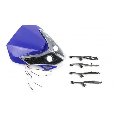 Пластик-обтекатель+фара, синий тип 2 Китай