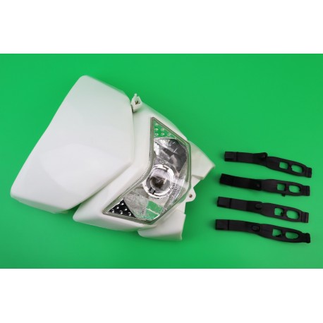 Пластик-обтекатель+фара, белый, тип 7 Китай