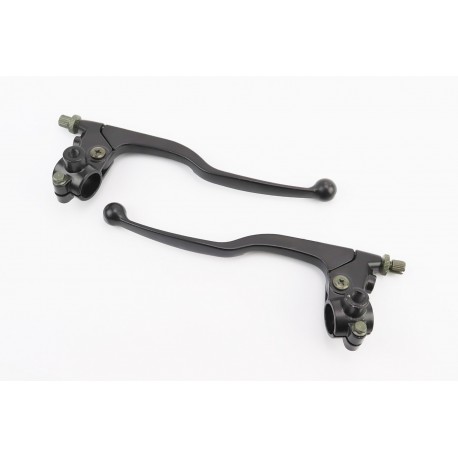 Рычаги руля к-кт с креплениям под зеркало (М10 правая-левая) МОТО CG/CB, тип 2 Китай