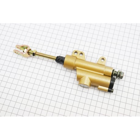 Тормозной цилиндр главный задний мотоциклы/ATV (крепление: min-40мм/ max-51мм) тип 4, жёлтый Китай