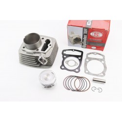 Цилиндр к-кт (цпг) CB200cc- 63,5мм (высота цилиндра 76/104мм) (палец 15мм), красная коробка (метал) SEE