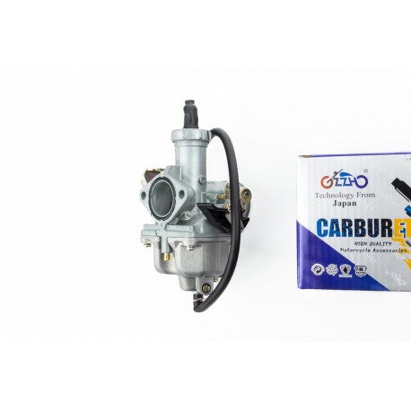 Карбюратор СВ/CG-150, d-27мм, дросель ручний, з прискорювальним насосом GZZH