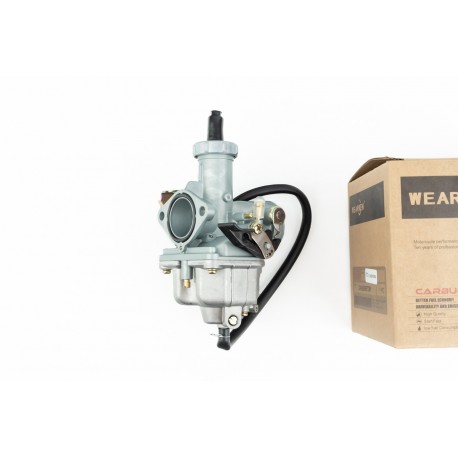 Карбюратор СВ/CG-150, d-27мм, дросель ручний, з прискорювальним насосом WEARKEN