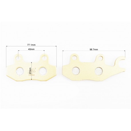 Тормозные колодки правое ухо, Viper STORM/CG/СВ/HONDA-LS125/NSR 50/MBX 50/LIFAN/KYMCO-Pulsar/LONCIN ZHENGHE