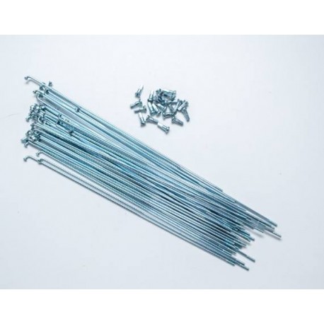 Спица 110мм 14G ST silver с/нип (100 шт в упаковке)