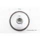Зчеплення, маховик в зборі (4 болти, маховик 70 зуб.) CB-125cc тип 1 TATA