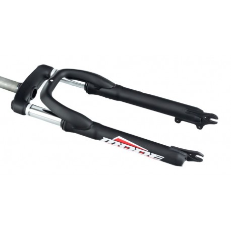 Вилка 26" амортизационная, без резьбы 1-1/8" (28,6мм), шток 250мм, с ходом 50мм, Disk-brake, чёрная MD-N791 Китай