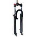 Вилка 26" Амортизаційна з локаутом disc/v-br ST 1-1/8 безрізьбова шток-260мм travel-100мм під ексцентрик чорний FSD LJ-641 (стал