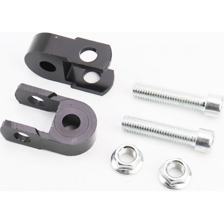 Подовжувач заднього амортизатора 25мм к-кт 2шт, чорний Китай