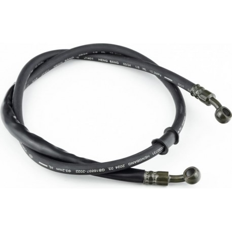 Шланг гальмівний передній 107см (під болт-штуцер 10/10мм) Китай