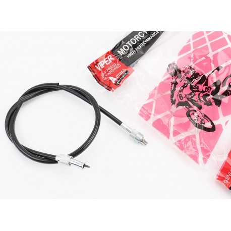 Трос спидометра (диск. торм.-внешняя резьба на гайке) (трос 87см/ кожух 85см) Viper