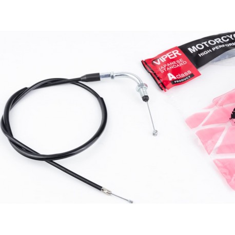 Трос газа (трос 90см/ кожух 80см), с резьбой Viper