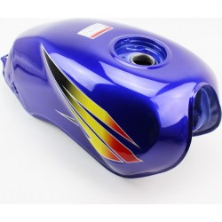 Бак топливный, синий (под круглую крышку бака, под кран топл. на болты, под датчик топл.) Китай