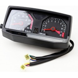 Спидометр ZS-125J (тахометр электронный), черный, 2 фишки Viper