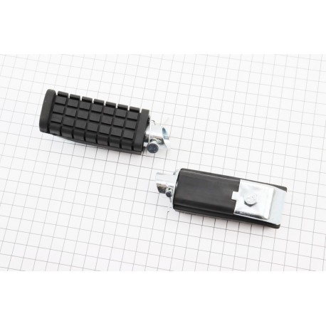 Підніжки передні к-кт 2шт, сіра пластина Китай