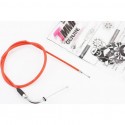 Трос газу (трос 99см/ кожух 89см), червоний TMMP