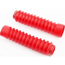 Гофра вилки передней, d-30/50/ L-200мм к-кт 2шт, красный Китай