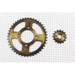 Звезды к-кт ZS125J-428H-43T+15T "калёная" Crocodil