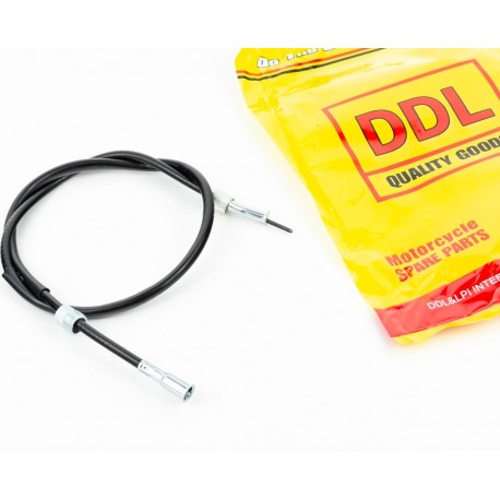 Трос спидометра (диск. торм.-внешняя резьба на гайке) (трос 93см/ кожух 90см) DDL
