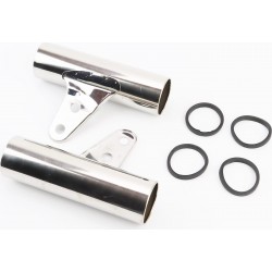 Крепление передней фары лев., прав. к-кт 2шт, хром Китай