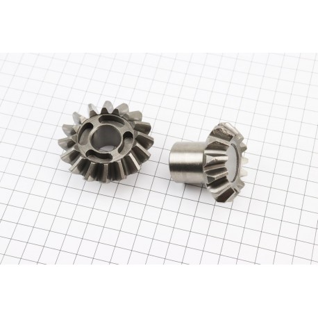 УЦЕНКА Червячная пара реверса 16Т/13Т (дефект литья зубов, см. фото) Китай