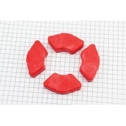 Демпферна резина заднього литого колеса (к-кт 4шт) JD, червоні DDL