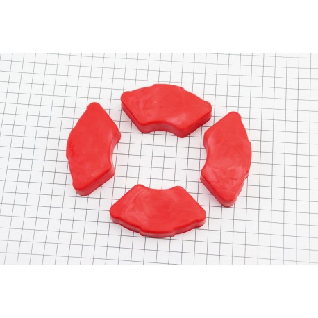 Демпферная резинка заднего литого колеса (к-кт 4шт) JD, красные DDL