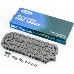Ланцюг приводу колеса 520HVOx124L (з сальниками), оригінал KMC