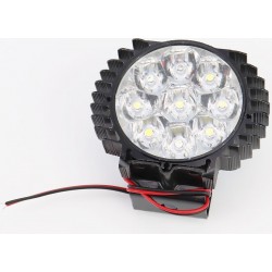 Фара додаткова світлодіодна-9 LED з кріпленням, "компакт", чорна тип 1 Китай