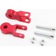 Удлинитель заднего амортизатора 45мм к-кт 2шт+болты+гайки, красный Китай