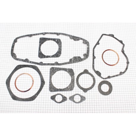 Прокладки двигателя МТ, к-кт 10 деталей, (паронит, медь) Украина